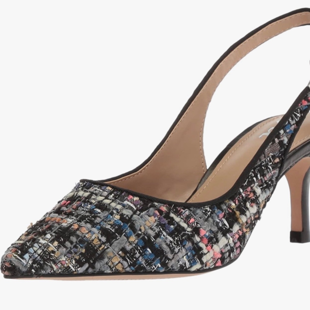 Never worn Amazon Brand - The Fix Women's Felicia Slingback Kitten Heel Pump